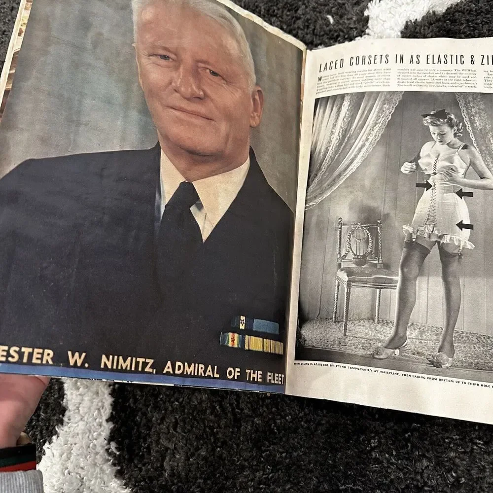 Vintage Handmade Movie Star Celebrity WW2 Magazine Clippings‎ Scrapbook 40’s
